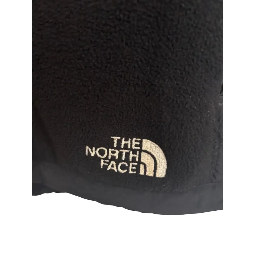 The North Face Vest Mens Size Medium Black Full Zip Fleece Nylon